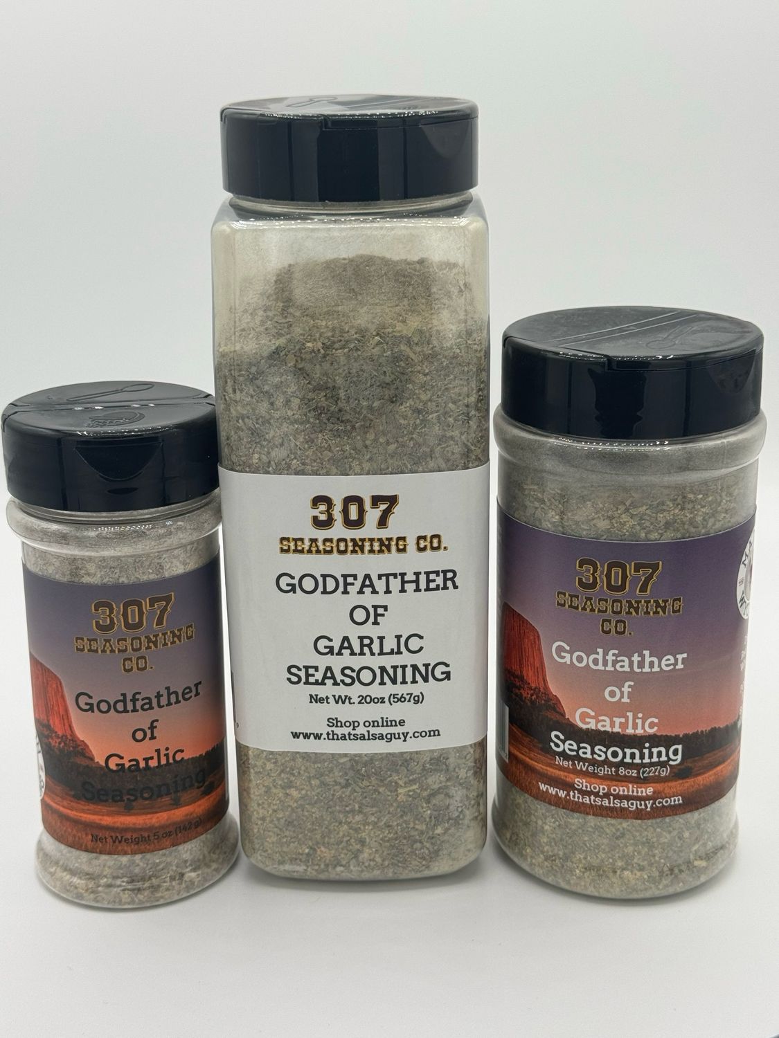 307 Seasoning Co. Godfather of Garlic Seasoning 20oz | All Natural | Gluten Free| No Sugar | No MSG