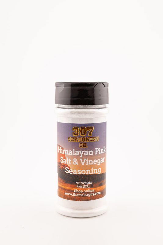 307 Seasoning Co. Pink Himalayan Seas Salt &amp; Vinegar Seasoning | All Natural | Gluten Free| No Sugar | No MSG