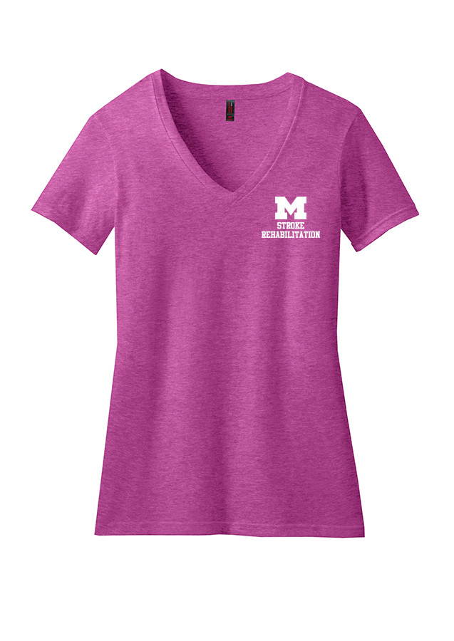 Women's Short Sleeve Tee -  Heathered Pink