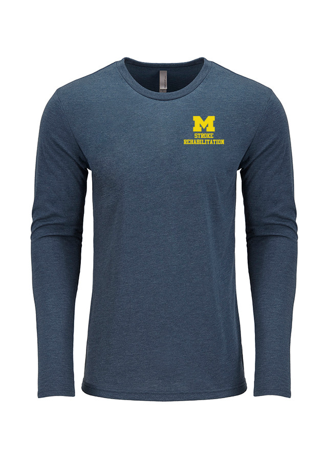 Next Level Unisex Long Sleeve Cotton Tee - Navy