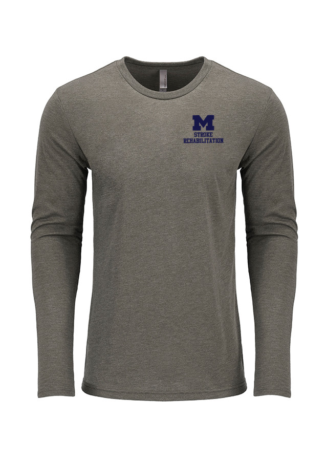 Next Level Unisex Long Sleeve Cotton Tee - Grey