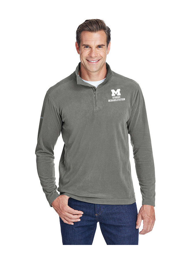 Columbia Fleece Unisex 1/4 Zip - Charcoal