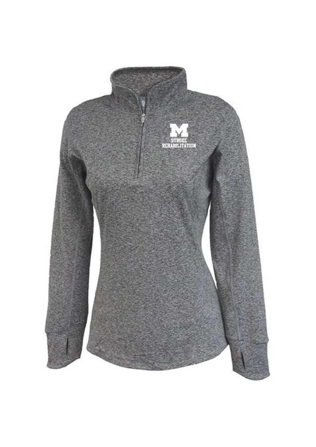 Women's Mid Weight 1/4 Zip - Black Heather
