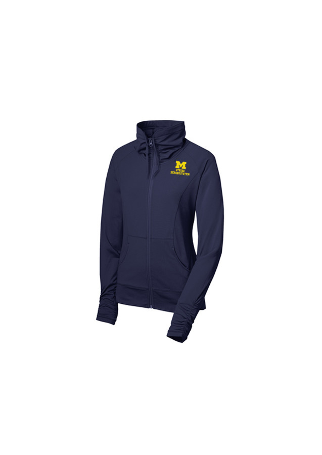 Women's Stretch Full Zip Jacket - Navy