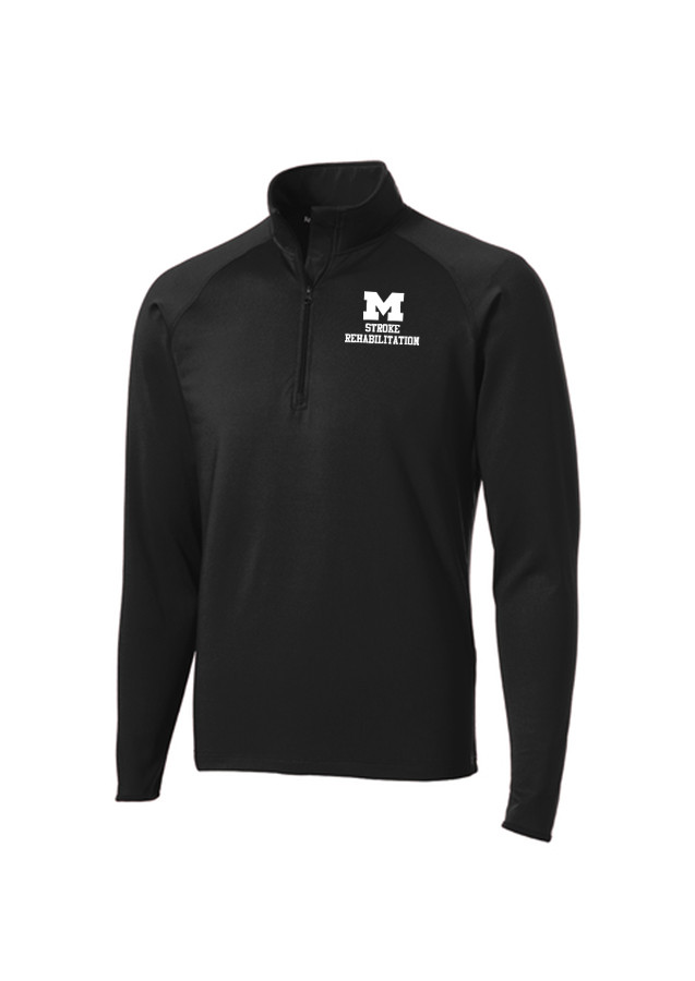 Men's 1/4 Zip - Black