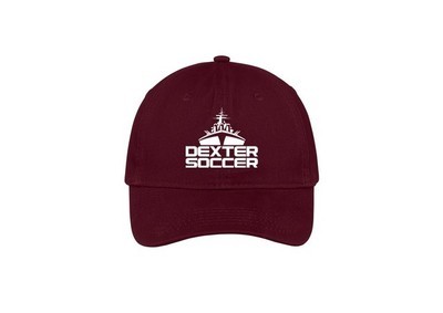 Brushed Twill Low Profile Cap - Maroon