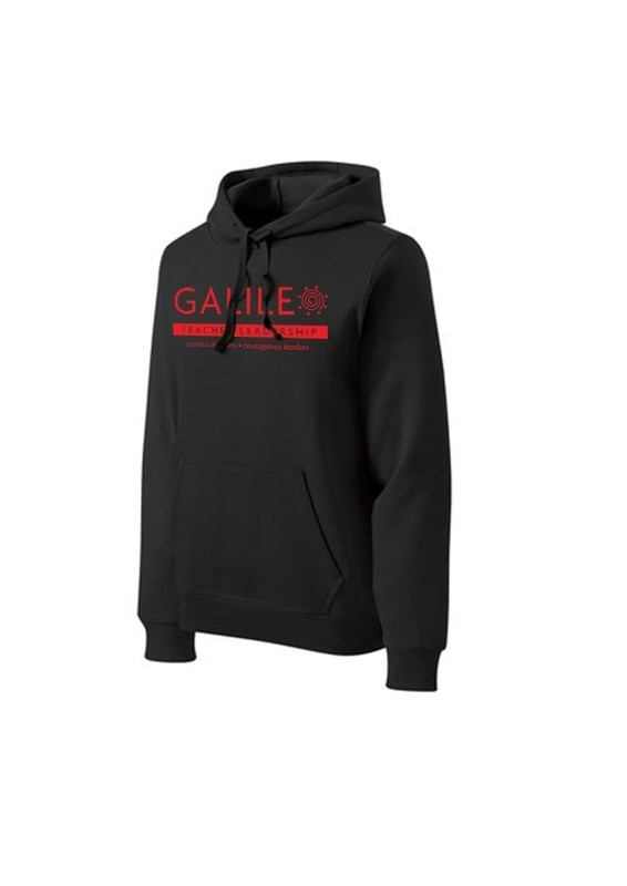 Sport Tek Cotton Blend Hooded Sweatshirt - Black