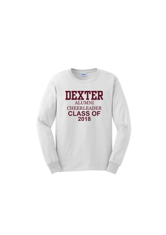 Soft Cotton Long Sleeve Alumni Shirt - White