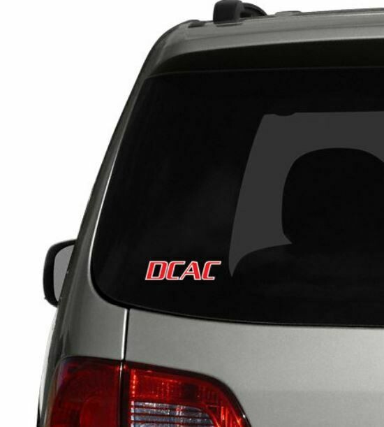 Car / Laptop Decal - DCAC in Red & White