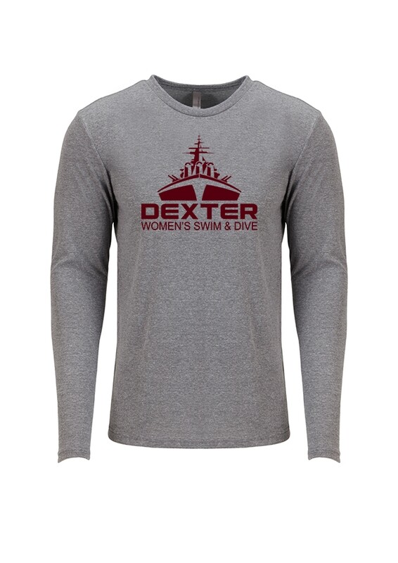 Men's Soft Cotton Blend Long Sleeve Tee - Grey, Black