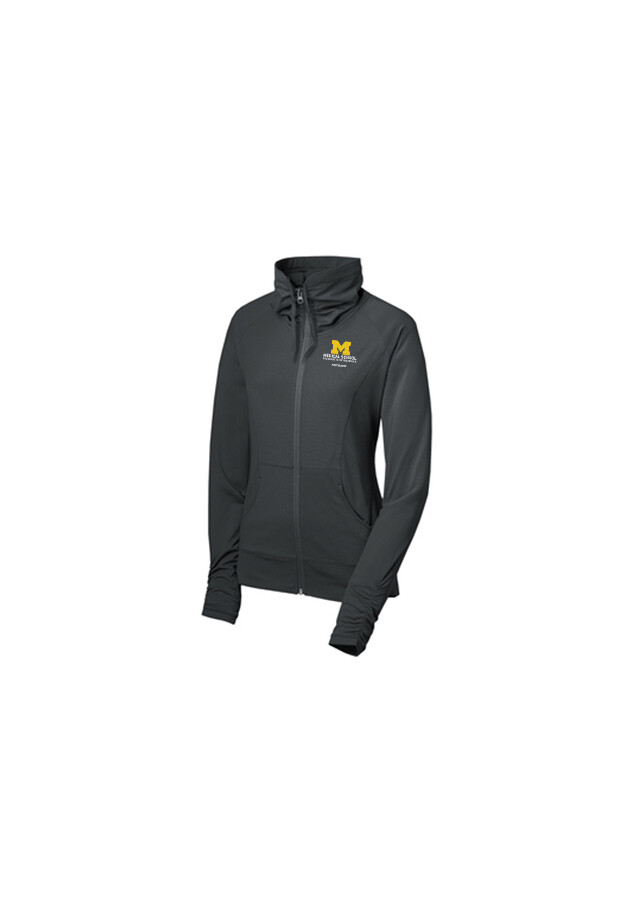 Women's Stretch Full Zip Jacket - Grey