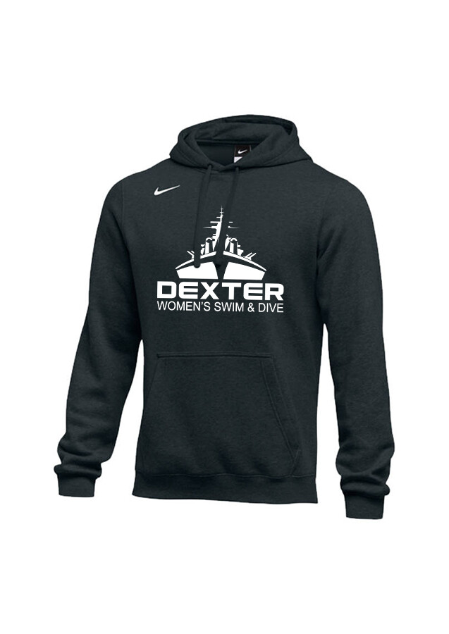 Nike Cotton Fleece Hooded Sweatshirt - Black, Maroon, Grey