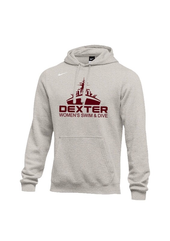 Nike Cotton Fleece Hooded Sweatshirt - Black, Maroon, Grey