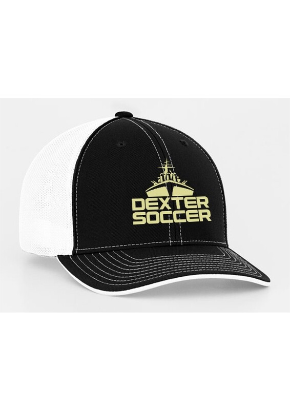 Pacific Headwear Flex-Fit Mesh Back Hat - Black/White