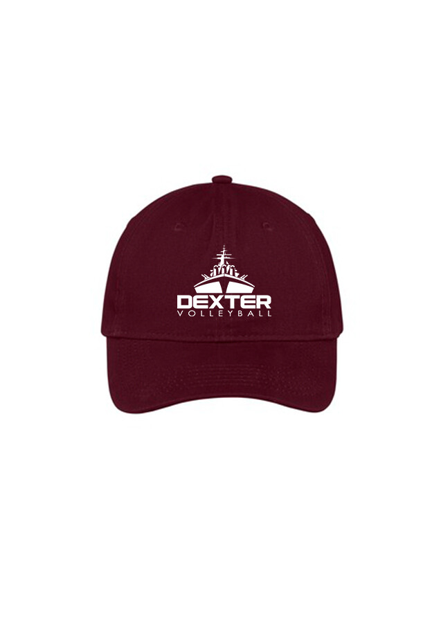 Brushed Twill Ball Cap - Maroon