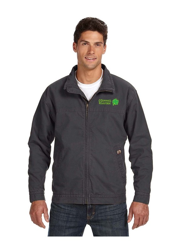 Dri Duck Men's Midweight Maverick Jacket (Embroidered)- Grey, Khaki