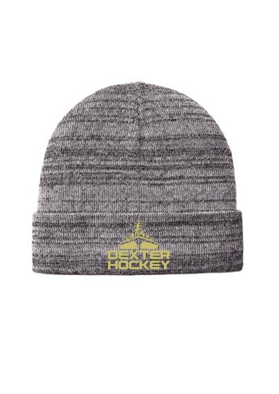 Knit Cuff Heathered Beanie- Heathered Grey