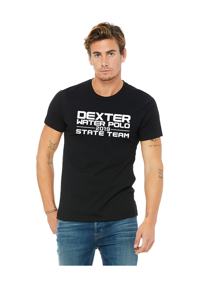 Men's Short Sleeve Cotton Tee - Maroon, Black or White