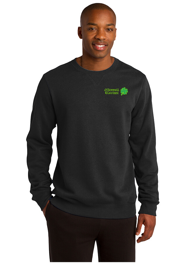 Unisex Heavyweight Fleece Crewneck Sweatshirt (Embroidered)- Black, Grey, Forest Green, Navy, Red