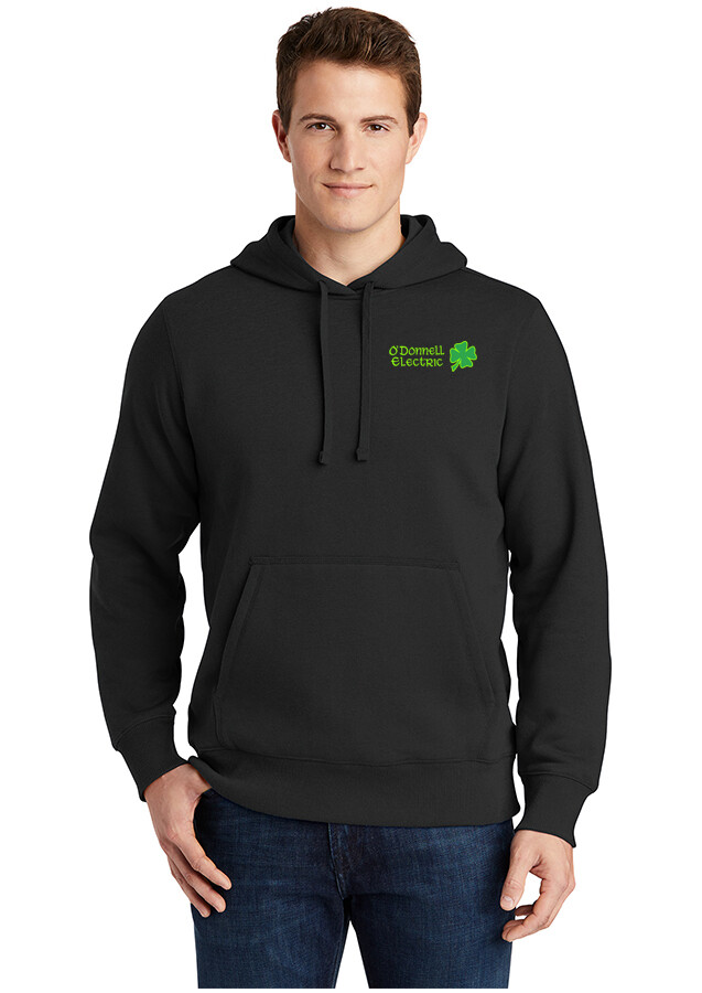 Unisex Heavyweight Fleece Hooded Sweatshirt (Embroidered)- Black, Forest Green, Grey, Navy, Red
