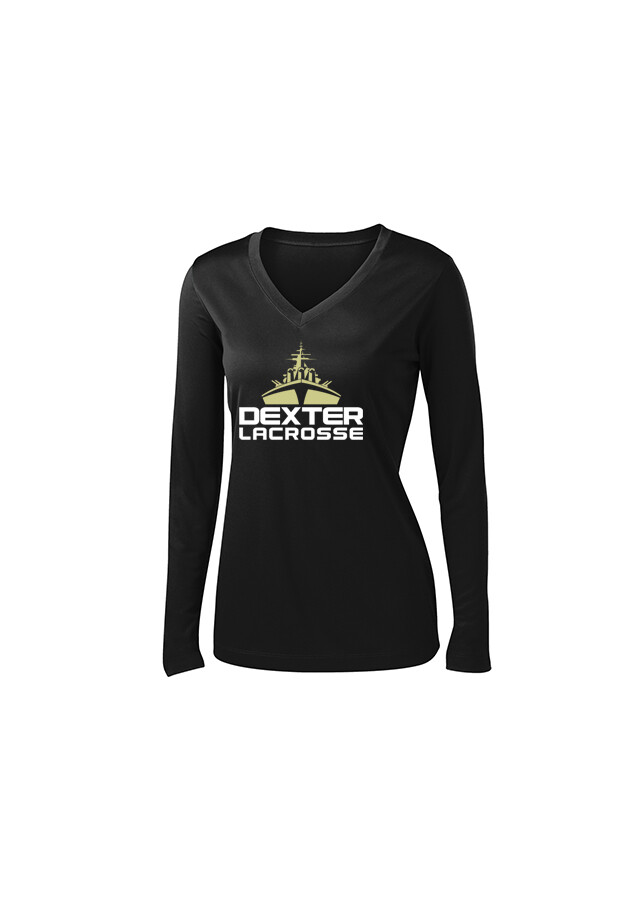Women's Long Sleeve Performance T - Black