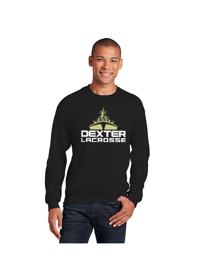 Cotton Crewneck Sweatshirt - Black (Adult & Youth Sizes)
