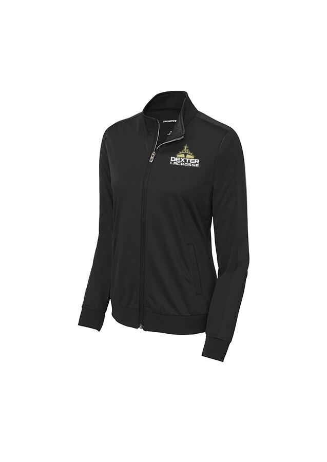 Women's Sport Tek Full Zip Jacket - Black
