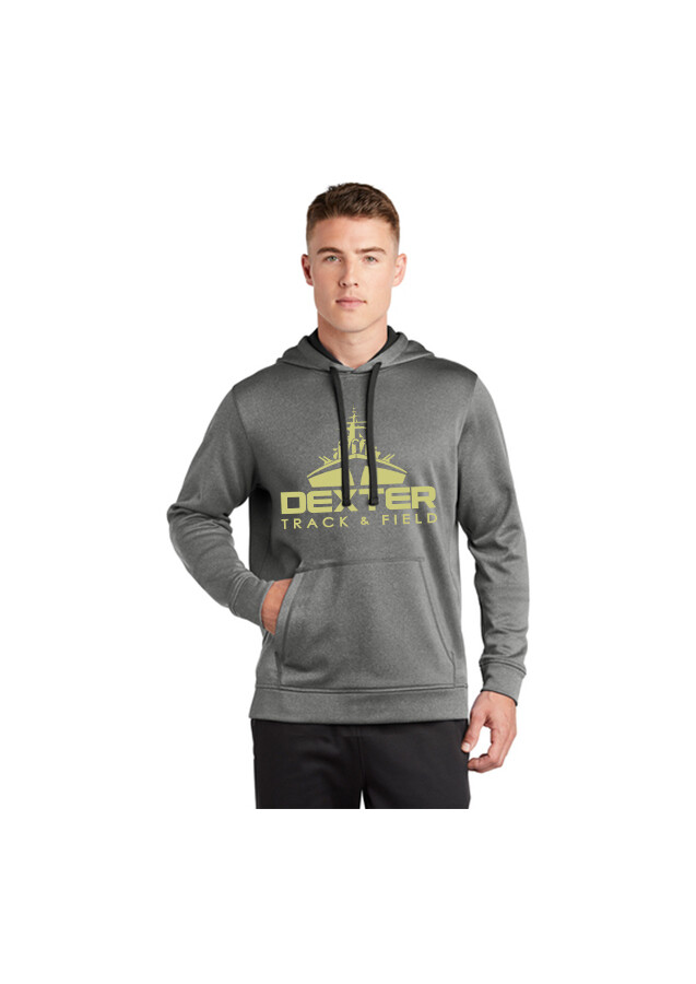 Men's Heather Performance Hood - Heather Grey