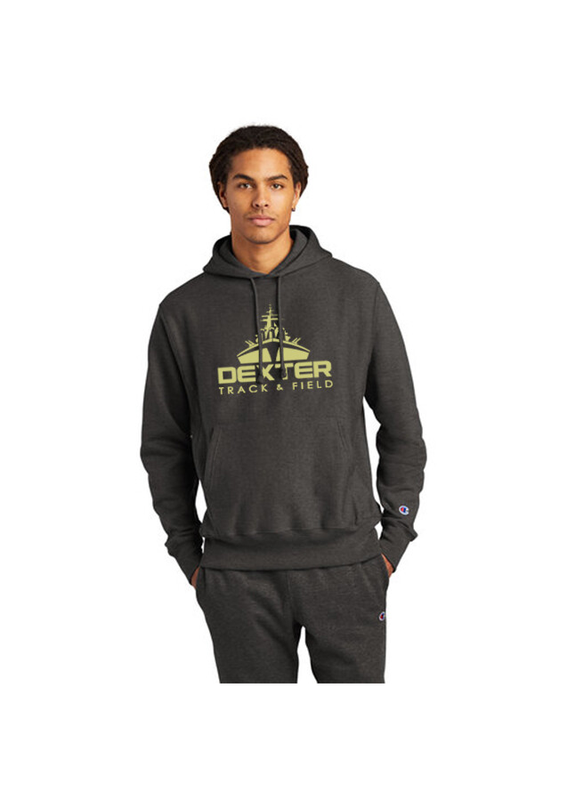 Champion Reverse Weave Heavyweight Hooded Sweatshirt - Charcoal Heather