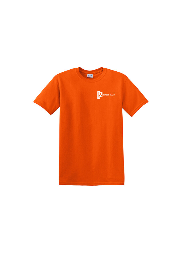 Short Sleeve Cotton Tee - Orange, Royal, Sport Grey, Black