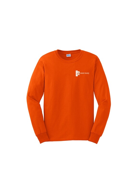 Long Sleeve Cotton Tee - Orange, Royal, Sport Grey, Black