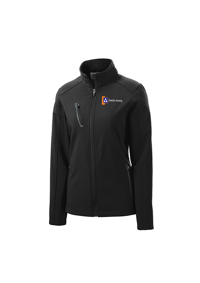 Women's Soft Shell Jacket - Black, Grey, Royal