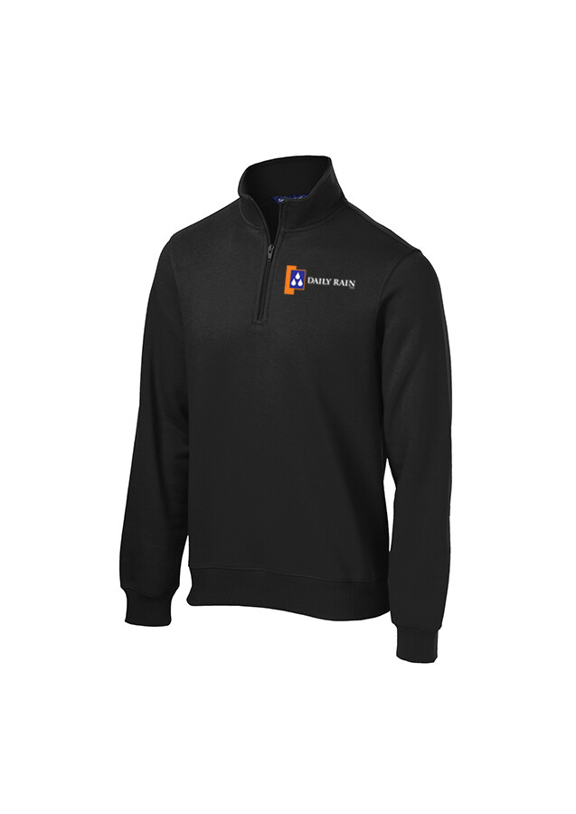Men's Cotton Blend 1/4 Zip - Black, Grey, Royal