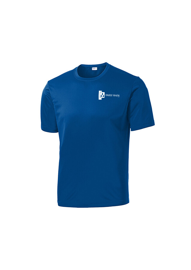 Short Sleeve Performance Tee - Orange, Royal