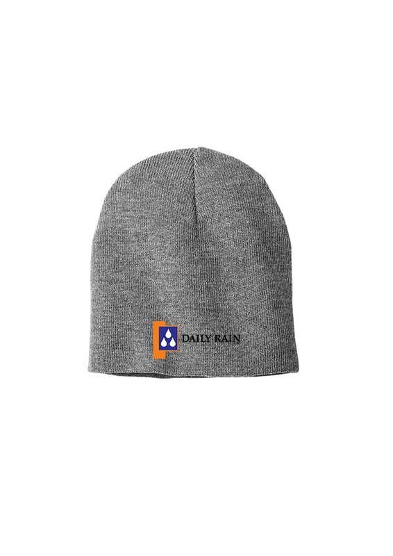 Knit Beanie - Grey