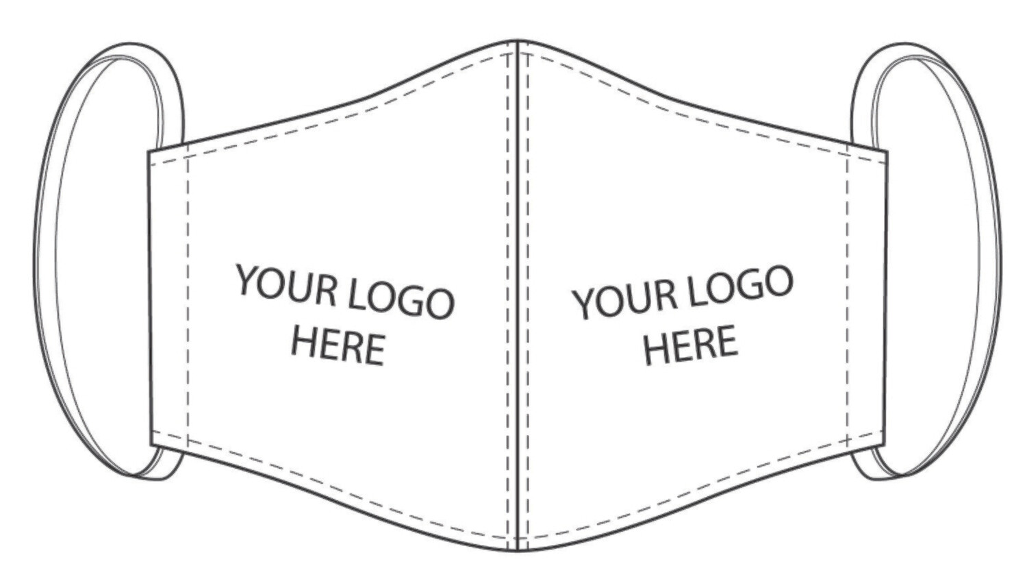 Custom Logo Face Masks - 12 pc. minimum - Ready in 10 Days