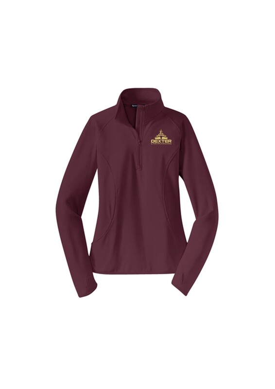 [NOT REQUIRED] Women's Sport Tek 1/4 Zip Warmup Top - Maroon