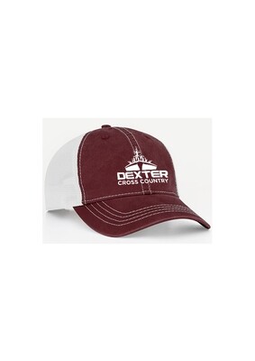 Pacific Headwear Trucker Hat - Maroon/White