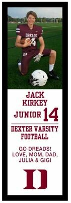 Dexter Football Player Banners