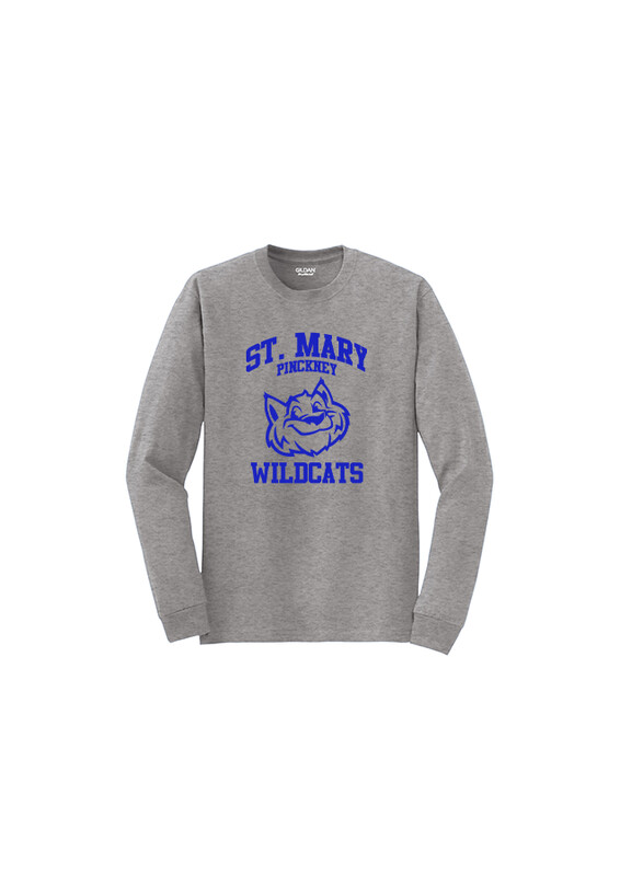 Long Sleeve 50/50 Tee- Navy, Grey, Royal, White