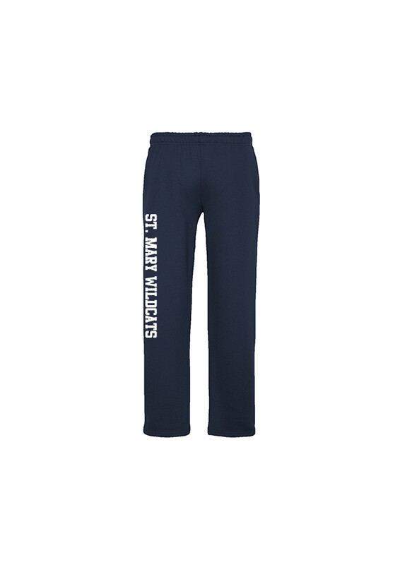 Heavy Blend Open End Sweatpants- Navy, Grey