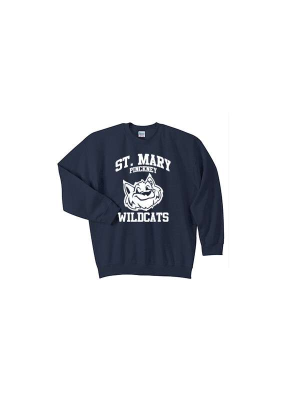 Crewneck Sweatshirt (Adult and Youth sizes)- Navy, Royal, Grey, White