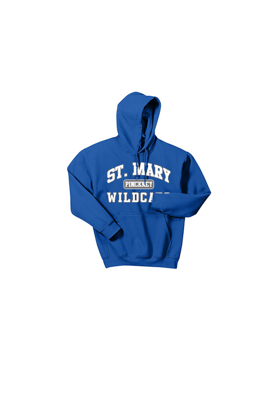 Hooded Sweatshirt (Adult and youth sizes)- Athletics Logo- Grey, Royal, Navy, White
