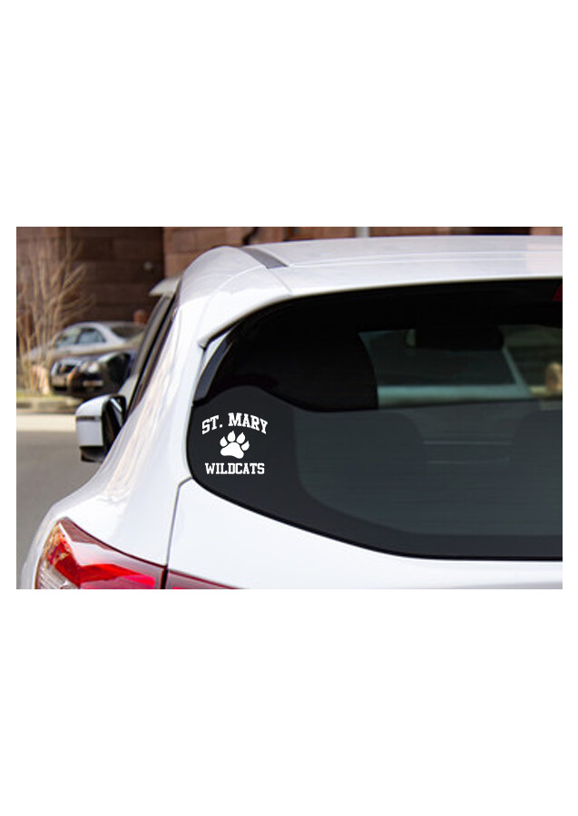 Car/Laptop Decal In White
