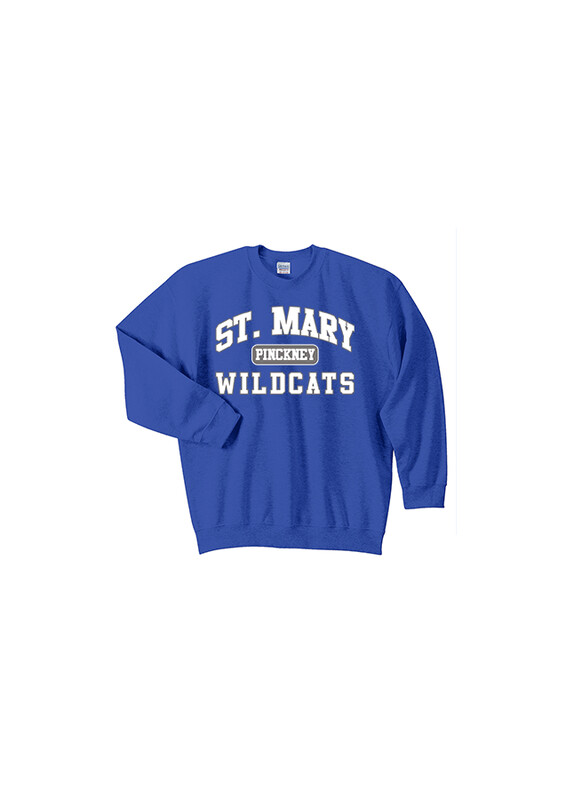 Crewneck Sweatshirt - Athletics Logo (Adult and youth sizes)- Navy, Royal, Grey, White