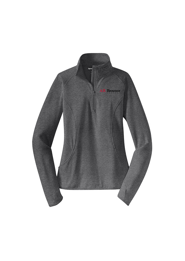 Women's Performance 1/4 Zip- Black, Red, Heather Grey