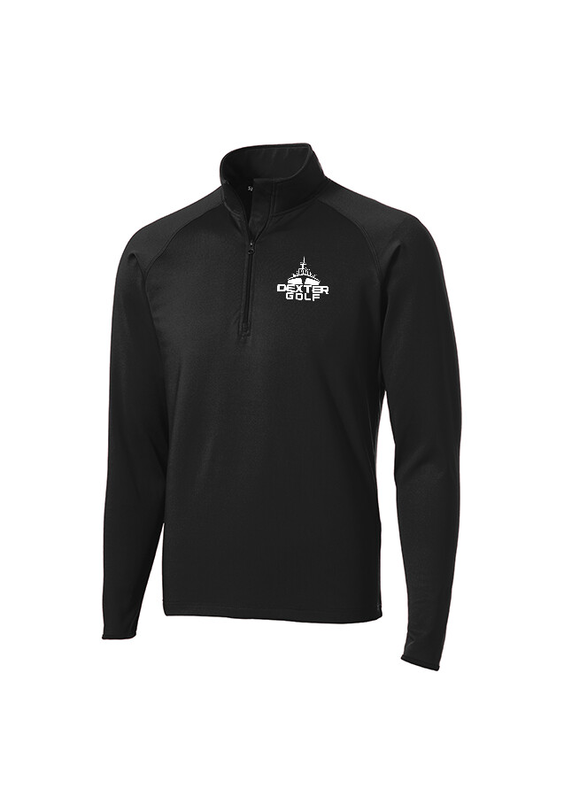 Unisex Performance 1/4 Zip- Black Unisex Performance 1/4 Zip- Black