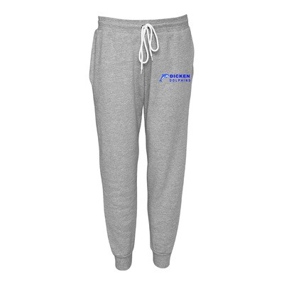 BELLA+CANVAS Unisex Jogger Sweatpants (Dicken Dolphins logo)