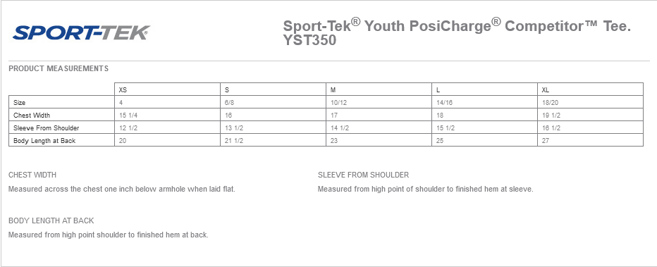 Youth Unisex Performance Tee- Black, Dark Green, Grey Concrete Heather