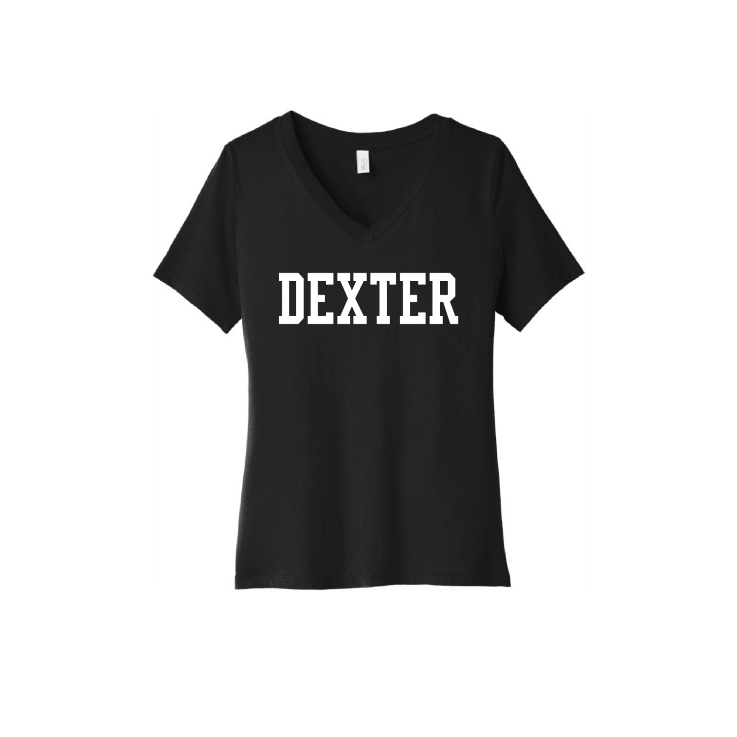 BELLA+CANVAS Relaxed Jersey Short Sleeve V-Neck Tee w/ DEXTER